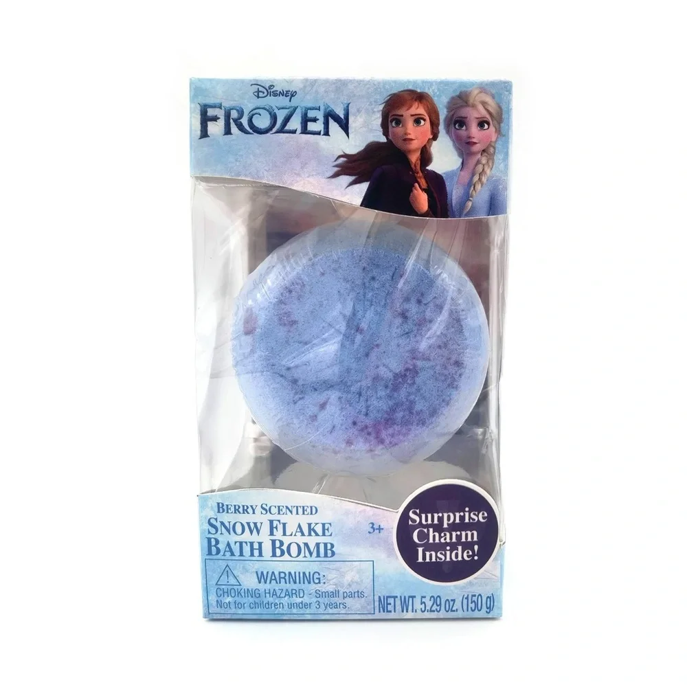 NIB Snowflake Shaped Bath Bomb with Surprise Charm